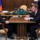 Putin meets with Shuvalov in Moscow, Russia, March 2020.